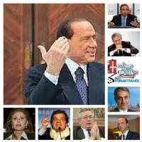 Berlusconi annuncia il passo indietro e nel Pdl fioriscono manifesti